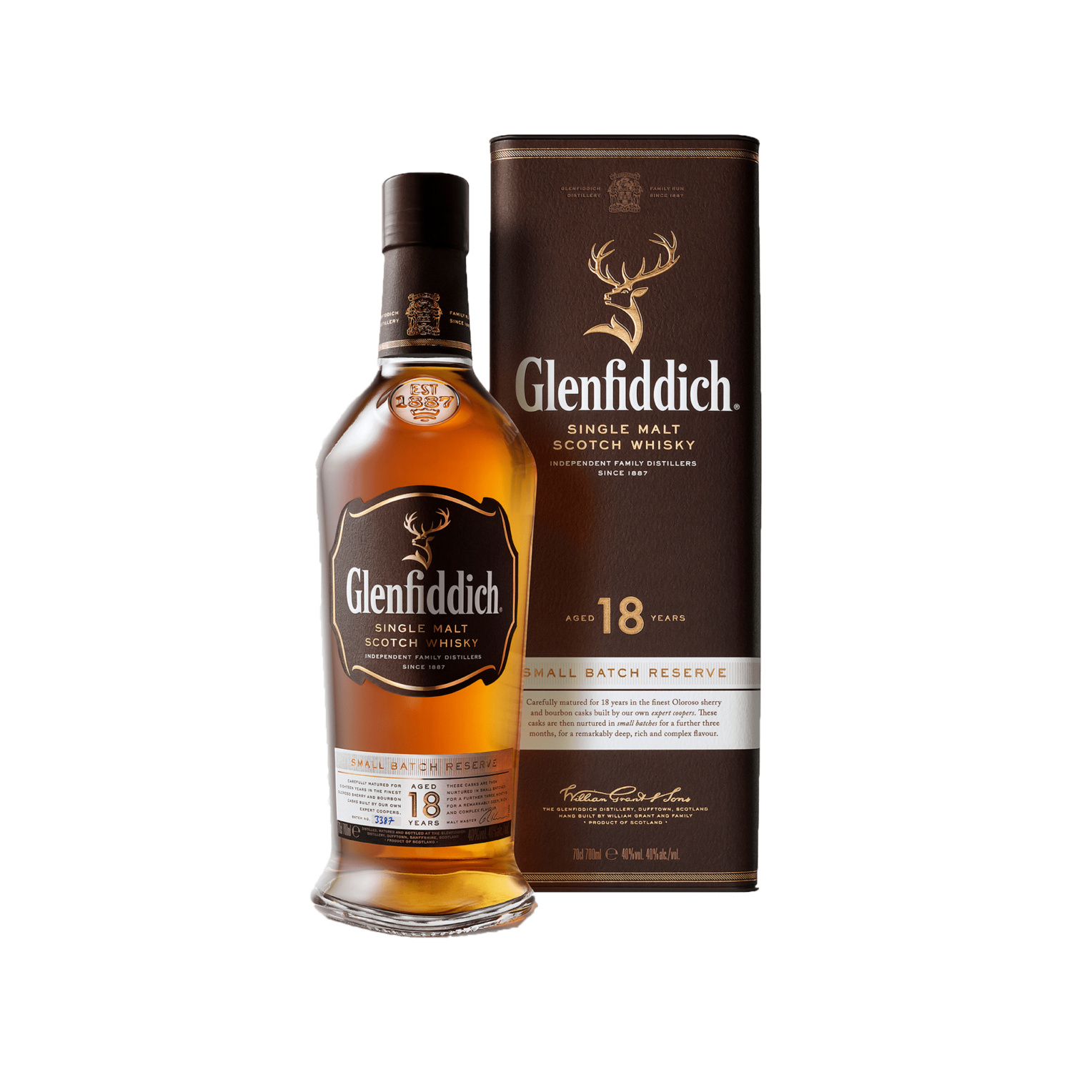 Glenfiddich 18 Years Single Malt - 70cl